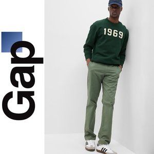 NEW GAP MODERN KHAKIS OLIVE